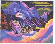 Ernst Ludwig Kirchner, Davos in snow